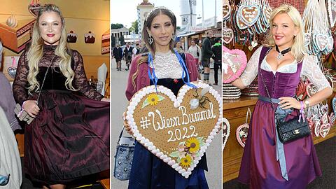 Cathy Hummels hat Promis wie Sophia Thiel und Evelyn Burdecki zum Wiesn-Bummel geladen.