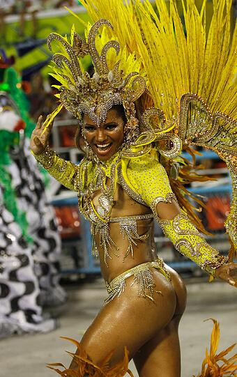Samba in Rio 2012: Die Bilder vom Zuckerhut. Mit Fergie und Jennifer Lopez