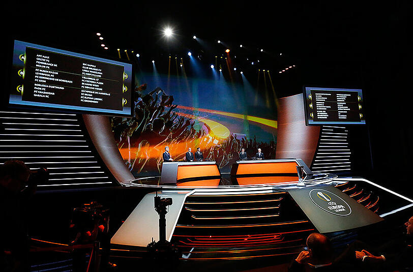 Wie schon die Gruppenphase der Champions League wurden die Europa League Gruppen im Grimaldi Forum in Monte Carlo ausgelost.