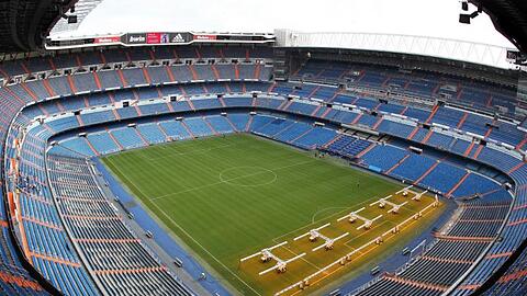 Im Bernabeu-Stadion in Madrid wird das Finale im südamerikanischen Copa Libertadores ausgetragen.
