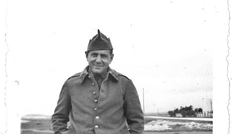 Willy Bernheim in Uniform bei der französischen Armee, der er ab Ende 1942 angehörte.