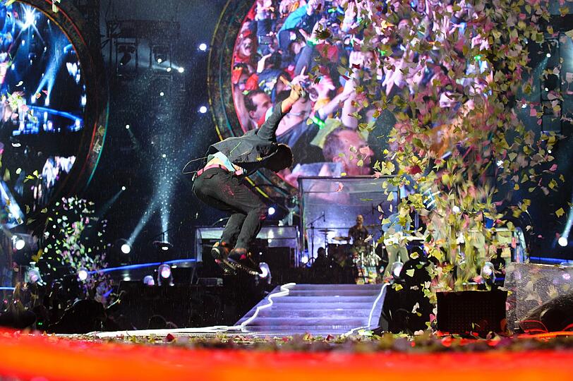 Sehen Sie hier noch mehr Bilder vom Coldplay-Konzert in München.