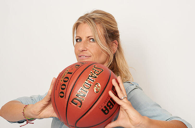 TV-Moderatorin Isabella Müller-Reinhardt ist das neue Gesicht bei der Basketball-Übertragung der Telekom.