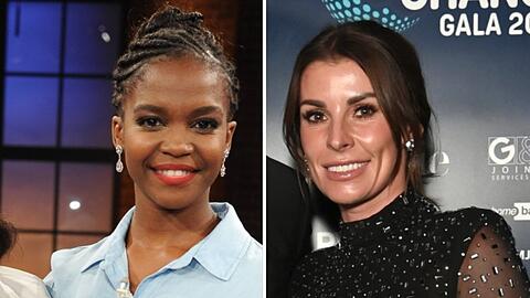 Oti Mabuse (li.) und Coleen Rooney ziehen in das britische Dschungelcamp.