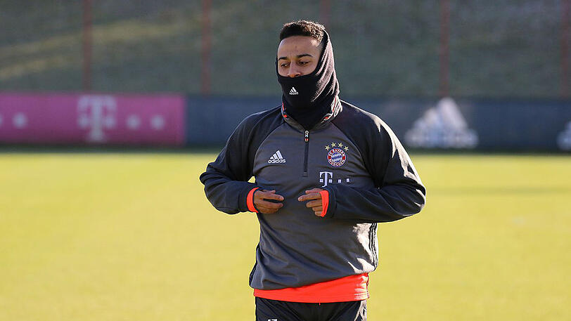 Frostiger Aufgalopp: Bayern-Star Thiago.