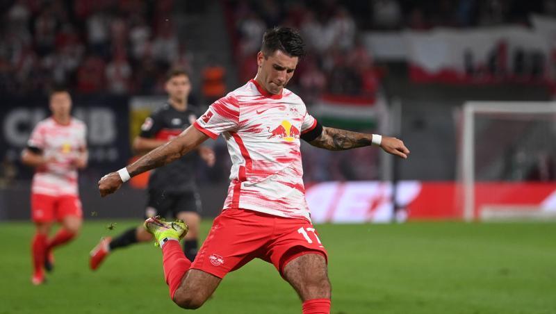 Der Leipziger Dominik Szoboszlai überzeugte gegen den VfB.