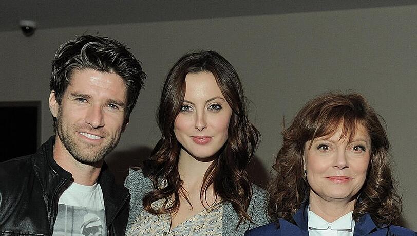 Freuen sich über Zuwachs: (v.l.n.r.) Kyle Martino, Eva Amurri und Susan Sarandon Freuen sich über Zuwachs: (v.l.n.r.) Kyle Martino, Eva Amurri und Susan Sarandon