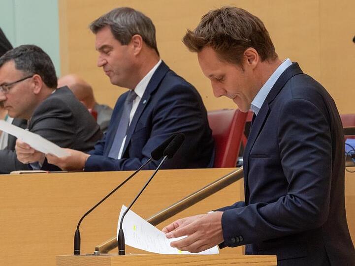 Ludwig Hartmann, Co-Fraktionsvorsitzender der Grünen im bayerischen Landtag. Foto: Peter Kneffel/Archivbild
