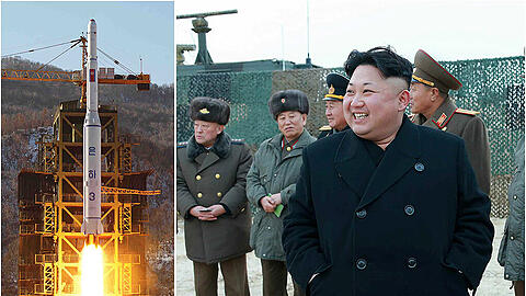 Kim Jong Un hat eine Langstreckenrakete abfeuern lassen. (Archivfotos)
