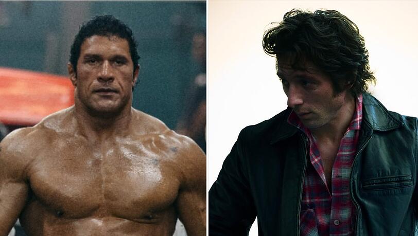 Jeremy Allen White als Musiklegende Bruce Springsteen und Dwayne Johnson als "Smashing Machine" Mark Kerr.