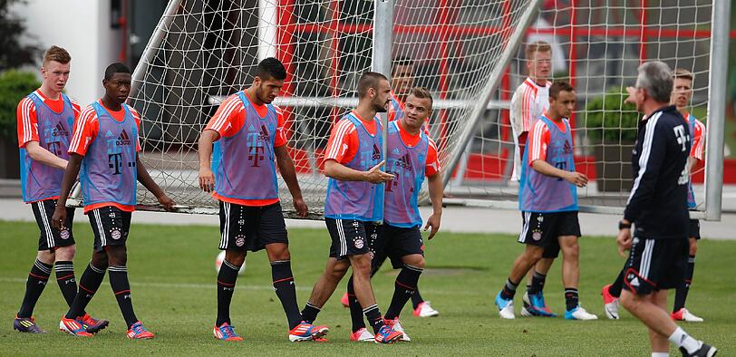 Training an der Säbener Straße: So schuften die Bayern für die neue Saison.