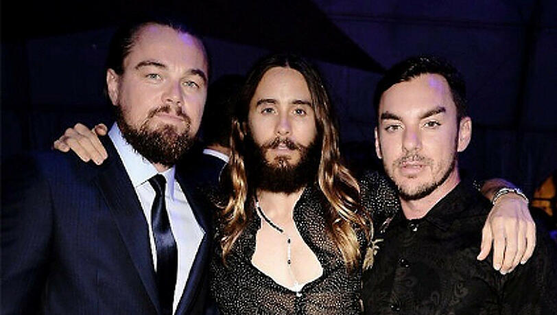 Leonardo DiCaprio mit Jared und Shannon Leto bei seiner Spenden-Gala Leonardo DiCaprio mit Jared und Shannon Leto bei seiner Spenden-Gala
