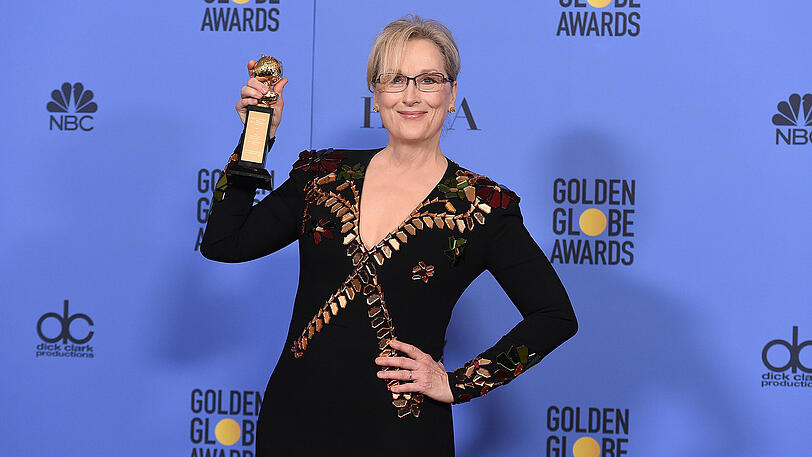 Meryl Streep mit dem "Cecil B. DeMille"-Award.