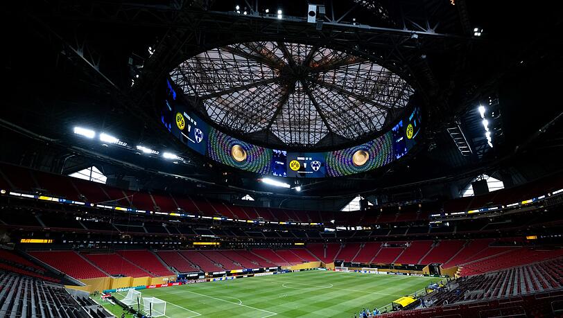 Das Mercedes-Benz Stadium in Atlanta ist voll klimatisiert. (Archivbild) Das Mercedes-Benz Stadium in Atlanta ist voll klimatisiert. (Archivbild)
