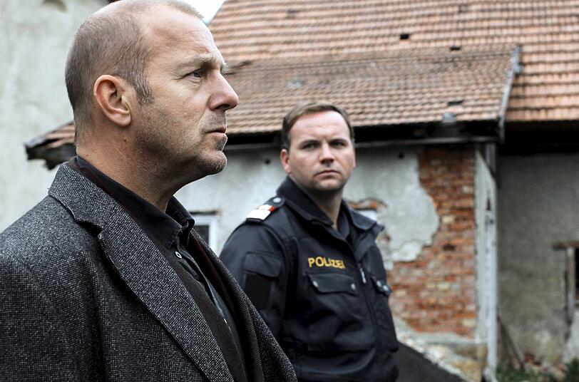 Richard Brock (Heino Ferch, links) und Erich Wildner (Thomas Stipsits) ermitteln gemeinsam.