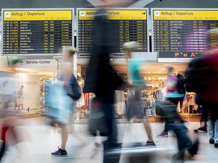 Die Zahl der Passagiere auf Inlandsflügen sank 2019 um 1,9 Prozent auf 47,1 Millionen.