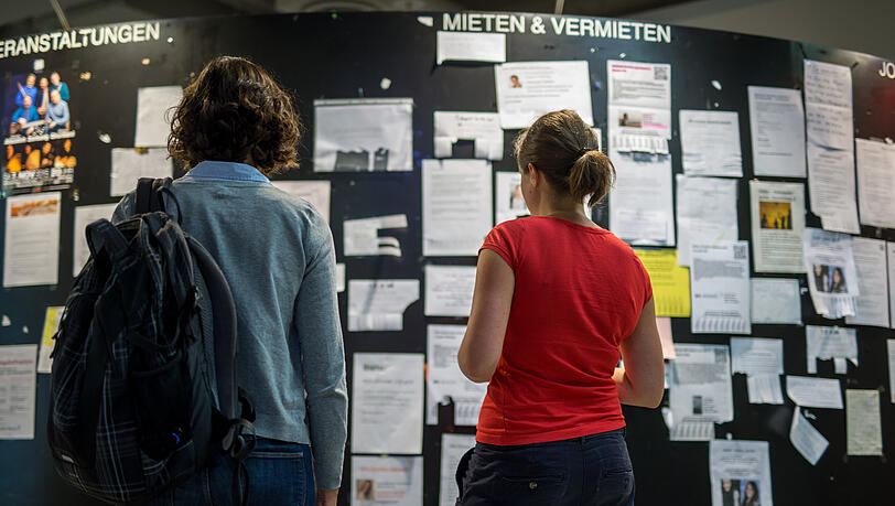 In München eine (bezahlbare) Wohnung zu finden, ist nicht leicht. Auch Studenten müssen hohe Mietpreise zahlen. (Symbolbild)
