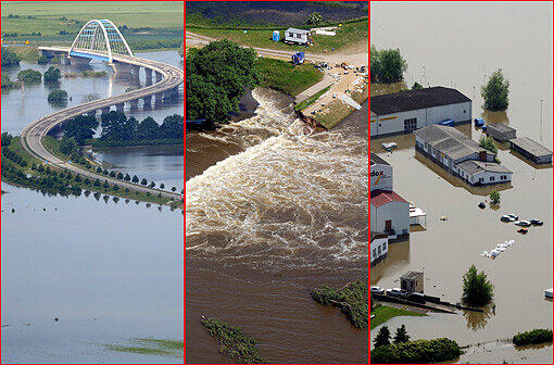 Deichbruch bei Fischbeck in Sachsen-Anhalt - Neue Bilder vom Hochwasser