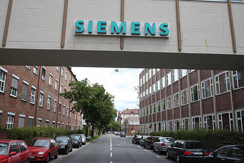 Das Siemens-Werk in der Nürnberger Humboldtstraße.