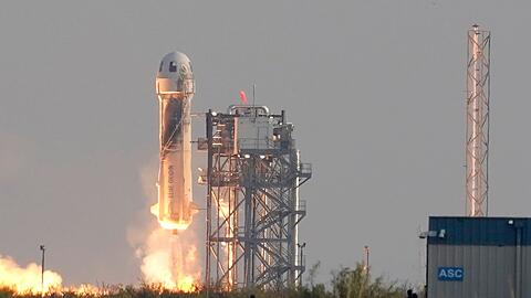 Das All-Tourismus-Programm von Blue Origin soll vorerst ausgesetzt werden. (Archivfoto)