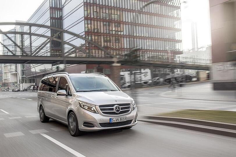 Startet ab Ende Mai bei den Händlern durch: Die neue Mercedes V-Klasse.