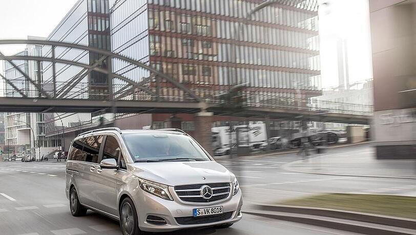 Startet ab Ende Mai bei den Händlern durch: Die neue Mercedes V-Klasse. Startet ab Ende Mai bei den Händlern durch: Die neue Mercedes V-Klasse.