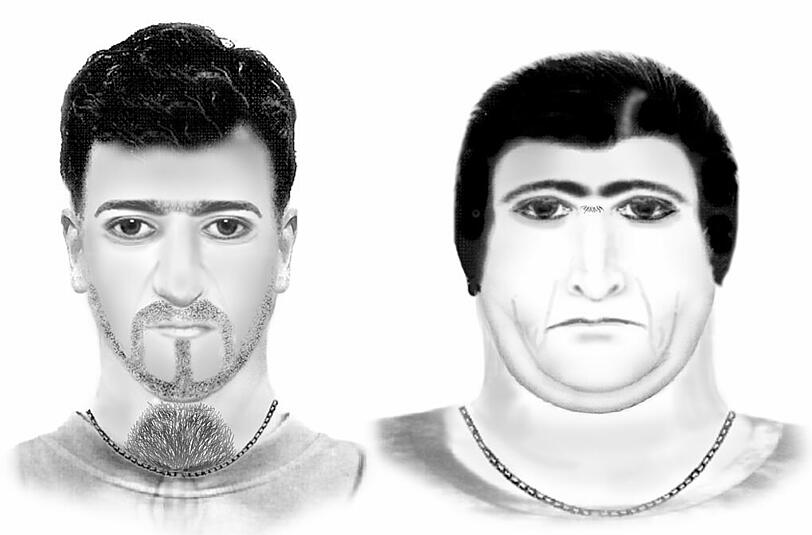 Mit diesen Phantombildern fahndet die Polizei nach den Sextätern.