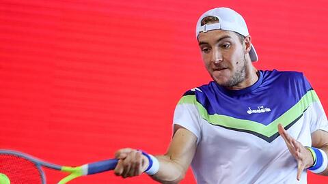 Jan-Lennard Struff ist auch in Halle/Westfalen am Start.
