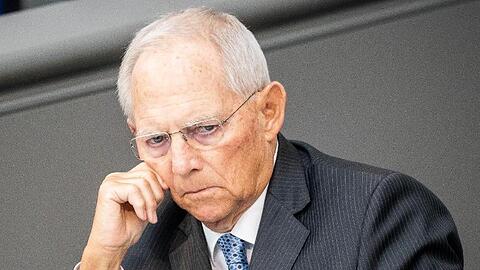 Bundestagspräsident Wolfgang Schäuble.