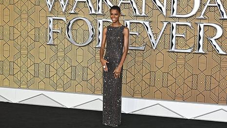 Letita Wright bei der Premiere von "Black Panther: Wakanda Forever" in London. Sie spielt auch in "Avengers: Doomsday" als Shuri mit.