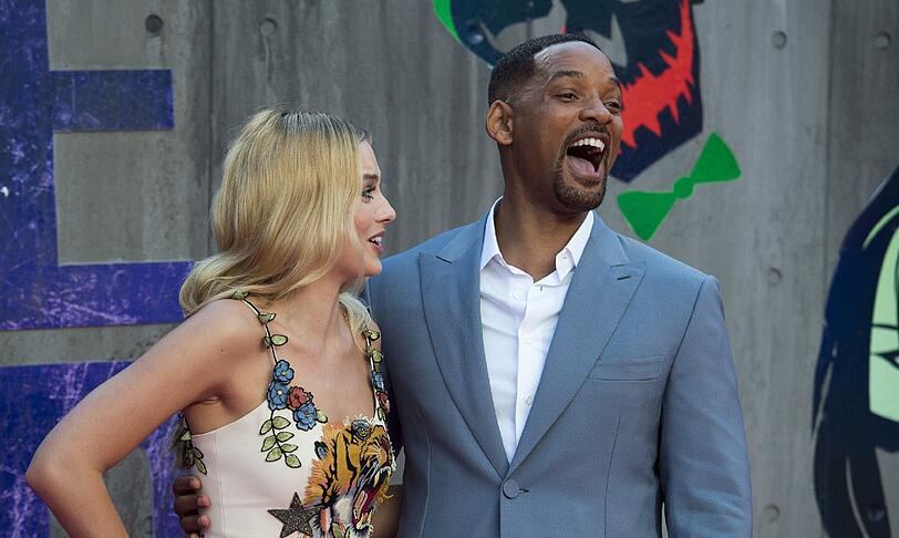 Margot Robbie und Will Smith