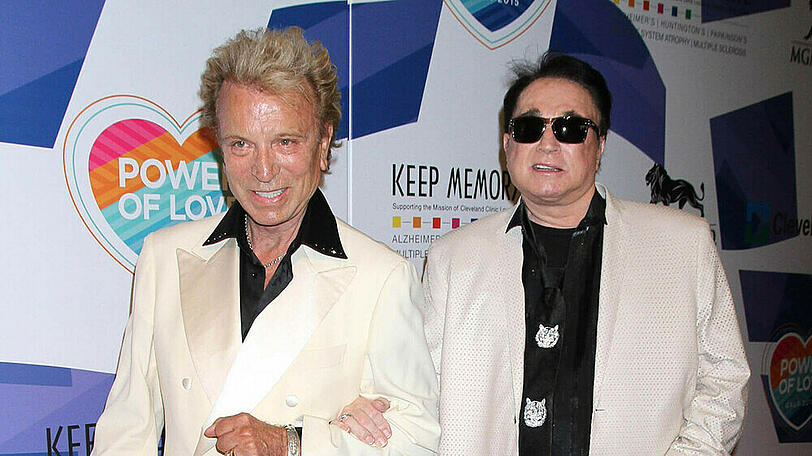 Siegfried Fischbacher (li.) und Roy Horn im Jahr 2015