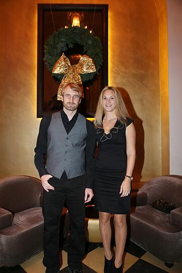 Daniel Bierofka mit Frau.