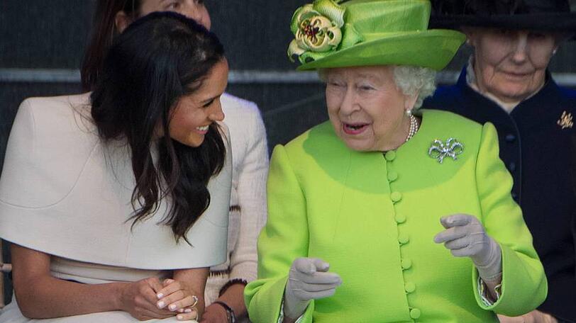 Die Queen und Meghan bei einem gemeinsamen Auftritt