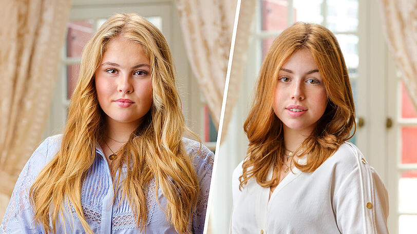 Neue Bilder zeigen, wie erwachsen die Prinzessinnen Amalia (links) und Alexia geworden sind.