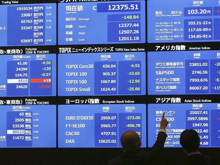 Asiens Leitbörse in Tokio hat am Dienstag in Folge der massiven Verluste in New York weiter an Boden verloren.