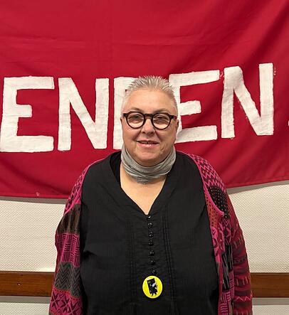 Pfarrerin Christine Glaser hat das Areal ihrer Kirchengemeinde in Obergiesing ge&ouml;ffnet f&uuml;r die Konferenz.