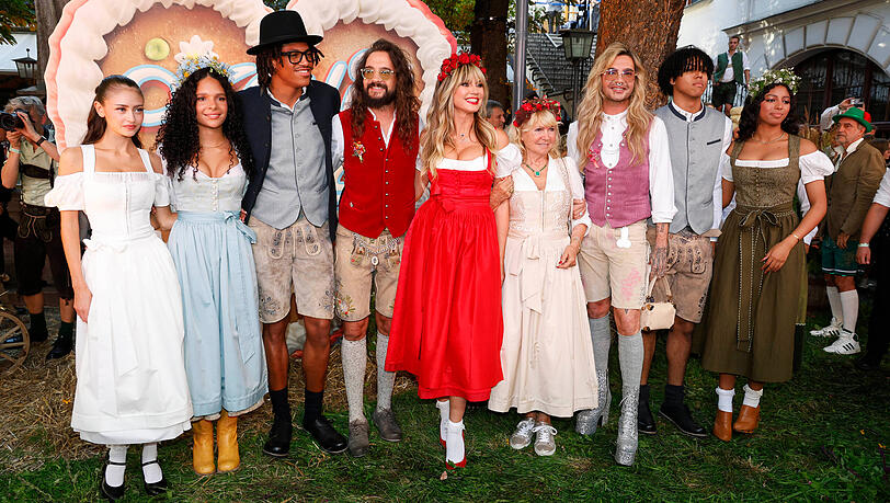Familie Klum und Kaulitz auf dem "HeidiFest" im September 2025 in M&uuml;nchen.