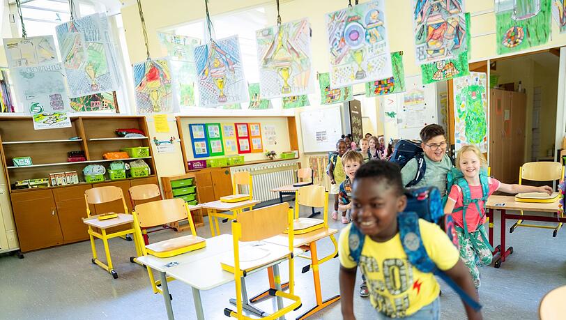 F&uuml;r die Kinder der 1d an der St&auml;dtischen Grundschule am Steigerweg in M&uuml;lheim an der Ruhr beginnt mit der Einschulung eine aufregende und herausfordernde Zeit.