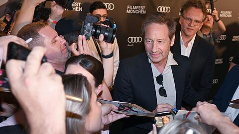 "Akte X"-Star David Duchovny war der Ehrengast beim Abschlusswochenende des M&uuml;nchner Filmfestes.