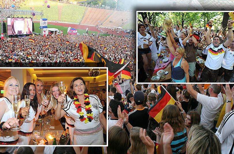 WM 2014: Public Viewing in München auf Leinwand im Biergarten, Kino, Club oder Lokal. Die AZ zeigt, wo Reservierung möglich ist und wo's im Freien geht.