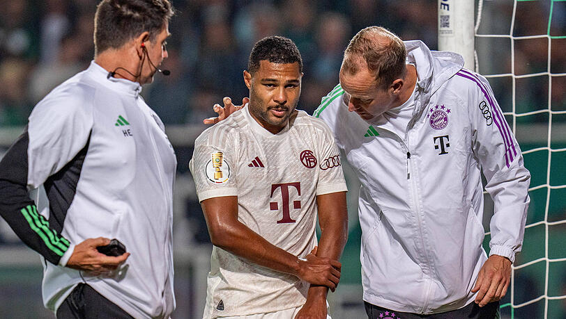 Hiobsbotschaft für den FC Bayern: Serge Gnabry bricht sich Arm gegen Münster
