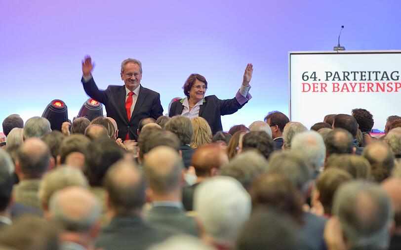 Münchens OB Christian Ude am Sonntag auf dem SPD-Parteitag. Zu den hohen Umfragewerten der CSU sagte er: &bdquo;Umfragen kann man kaufen, Wahlen
nicht.&ldquo;