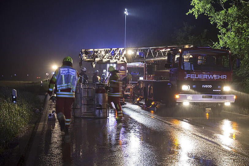 Die Bilder vom Großbrand des Gästehauses im Landkreis Berchtesgadener Land.