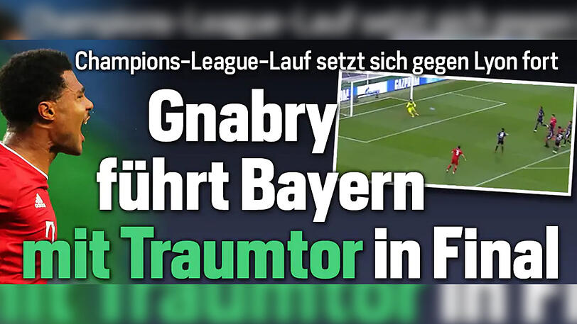 Und der "Schweizer Blick" feiert Gnabrys Eröffnungstreffer als "Traumtor".