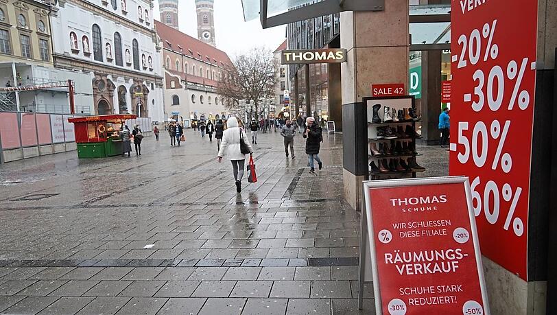 Räumungsverkauf - keine Seltenheit mehr in der Innenstadt.
