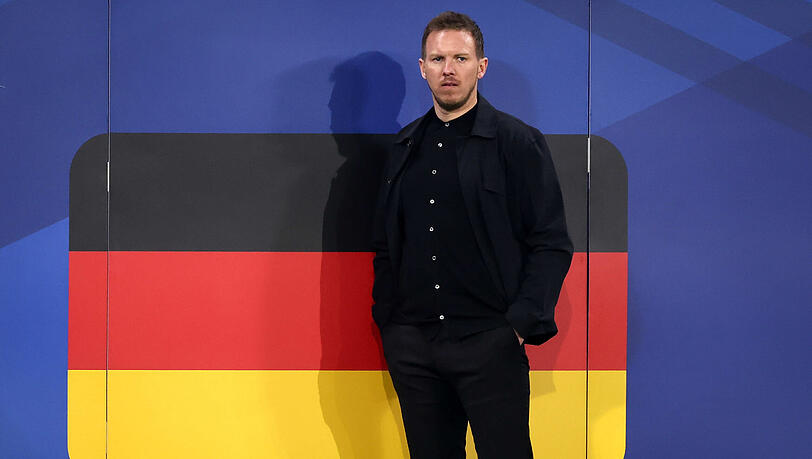 Bundestrainer mit Pokerface: Julian Nagelsmann hat aktuelle gute Karten, kann entspannt die Situation vor der EM abwarten.