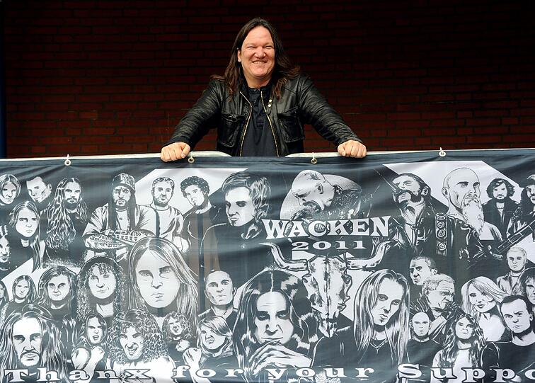 Veranstalter Thomas Jensen freut's. Sein Wacken Open-Air ist international bekannt - und das schon seit 22 Jahren!