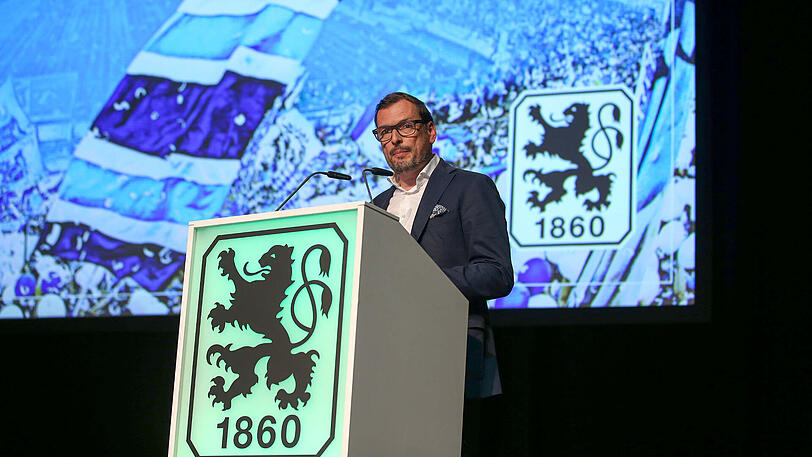 Aufsichtsrat Karl-Christian Bay am Sonntag bei der Mitgliederversammlung des TSV 1860 im Zenith.