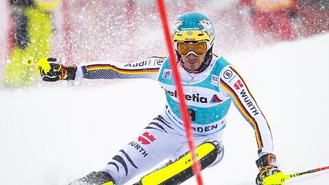 Felix Neureuther verpatzte den ersten Lauf in Adelboden.